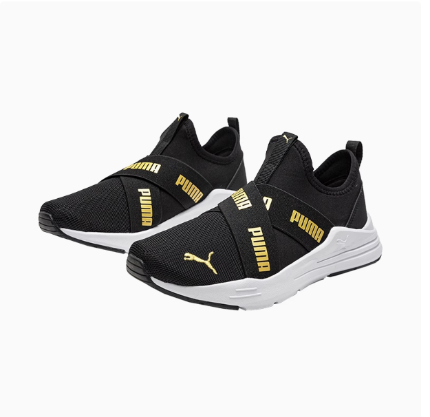 PUMA Puma children's shoes new summer boys and girls breathable mesh casual shoes children's one-step soft-soled sports shoes