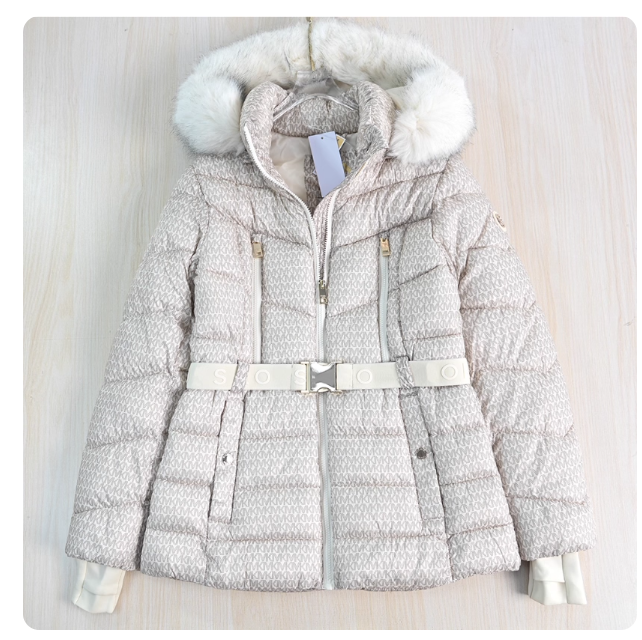 Siqi women's clothing 2510/16 American M series quality full letter detachable hood fur collar fluffy quilted casual cotton coat