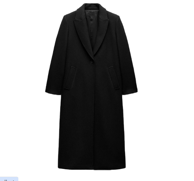 Autumn/Winter New Arrival Women's French Style Long Collared Coat for Commuters 9731147