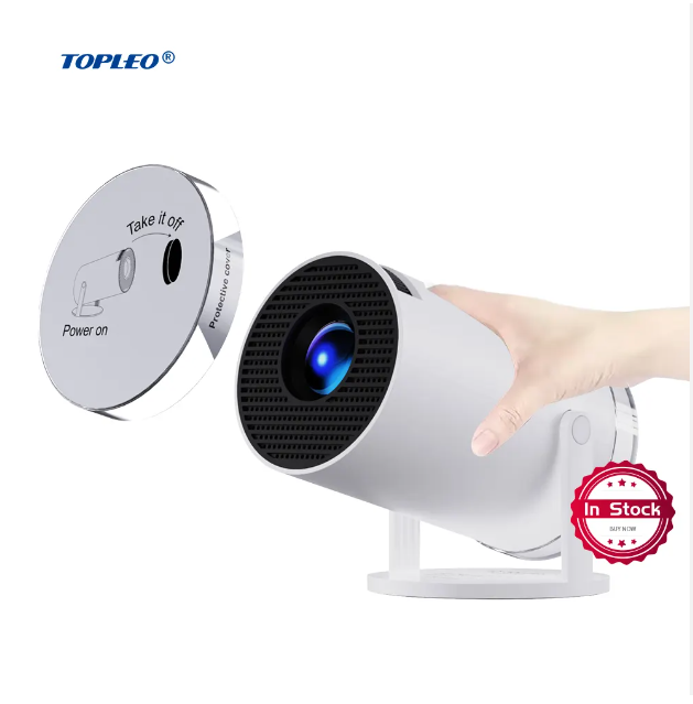 Topleo Android 11.0 PICO smart outdoor mirror Auto keystone WIFI outdoor 4K beamer 1080p Android Lcd Hy300 Projector