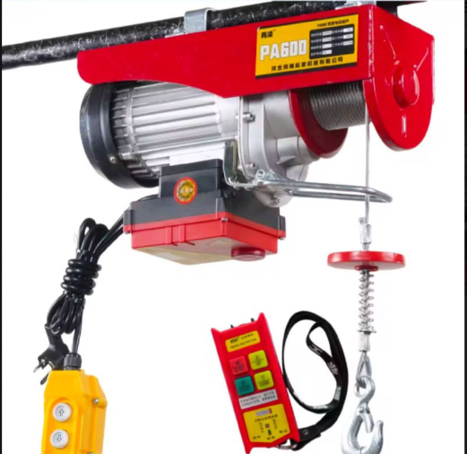 Mini Portable Pa200 Pa250 Pa500 Pa600 Pa800 Pa1000 Pa1200 Electric Wire Rope Winch Hoist