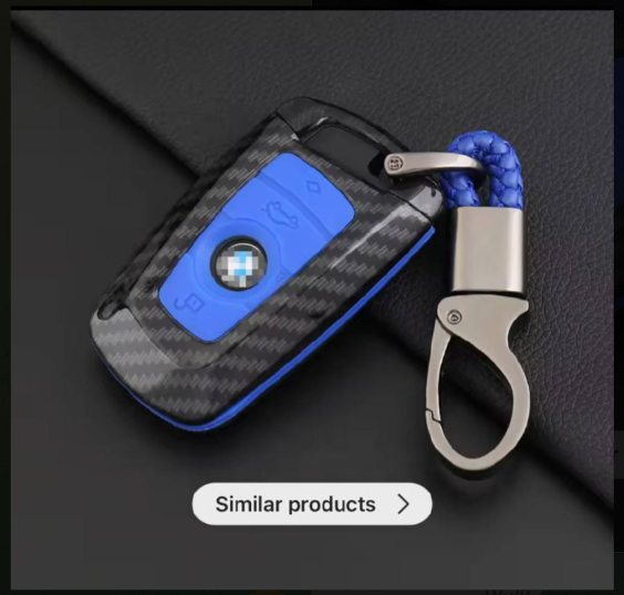 Car Keychain for BMW Key Case F30 F10 for Bmw F30 F20 for bmw X3 X4 Series Car Key Cover ABS Carbon Fiber Car Styling
