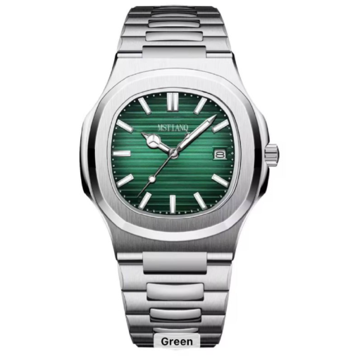 New Luxury Men's Stainless Steel Quartz Watch Business Waterproof Men's Reloj Clock Luminous Date Fashion Style