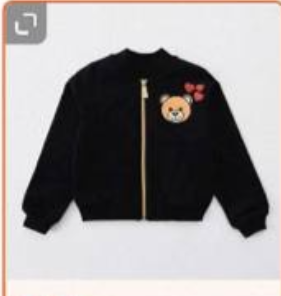 0315 [Maojia Preferred] Yixiongjia with sequins small heart girls baseball jacket A6 (not including shipping)