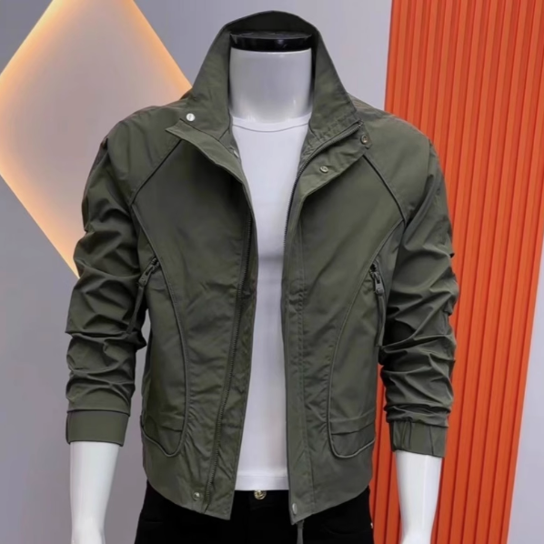 Men's outerwear jackets autumn new American style casual slim fit jackets trendy all-match cool tops for men