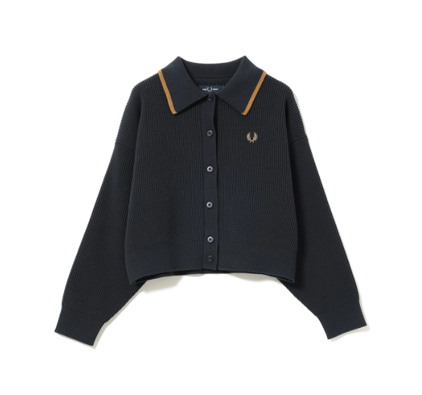 Japanese single 2025 autumn new wool knitted versatile short knitted cardigan wool sweater BEAMS joint model