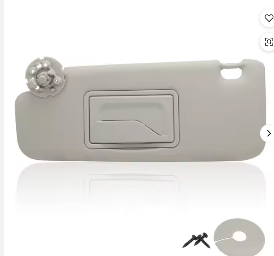 Left Driver Sun Visor Compatible with Chevy Cruze 2011-2019 Sun Visor Replacement Number 95034256 95034253 84126667 84126658