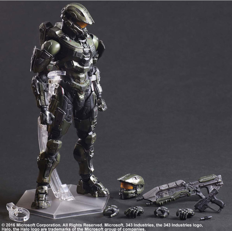 PA modified HALO Halo 5 Halo Master Chief joint movable action figure boxed