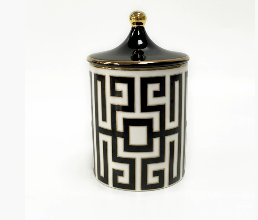 Geometric aromatherapy candle jar ornaments niche high-end romantic fragrance jar wedding birthday gift creative small gift