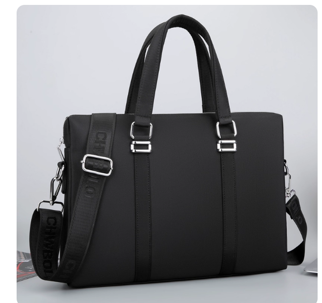 Paul men's handbag waterproof full Oxford cloth bag briefcase business casual bag shoulder bag 15.6 inch computer bag