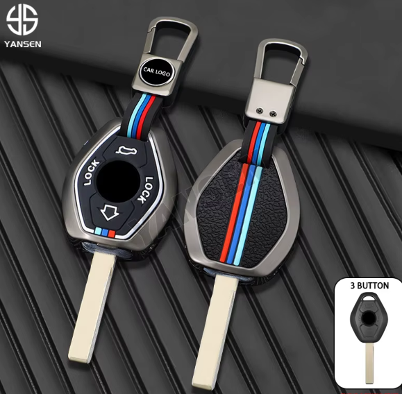 Wholesale Key Case Fob for BMW E38 E39 E46 X3 X5 Z3 Z4 1/3/5/7 Series Cover Shell Keychain 2024 High-Quality Car Accessories
