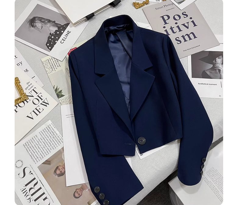 Short suit women 2024 spring women fashion short blazers jacket suit