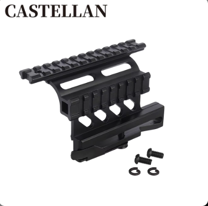 AR SAIGA 45 Degree Side Rail Quick Release Inclined Bracket Tactical Hunting Accessory