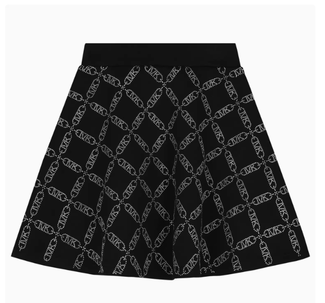 MK girls' beaded round neck half-sleeved umbrella skirt can be matched