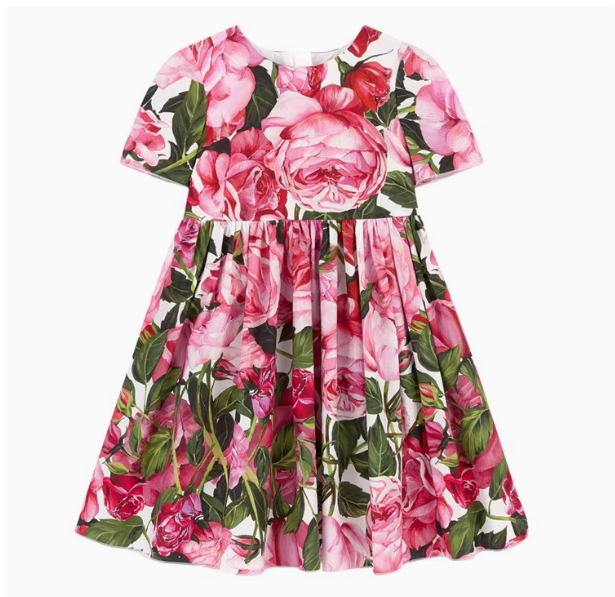 Foreign trade children's clothing children's printed skirt summer new baby girl vest princess skirt girl stylish short-sleeved dress