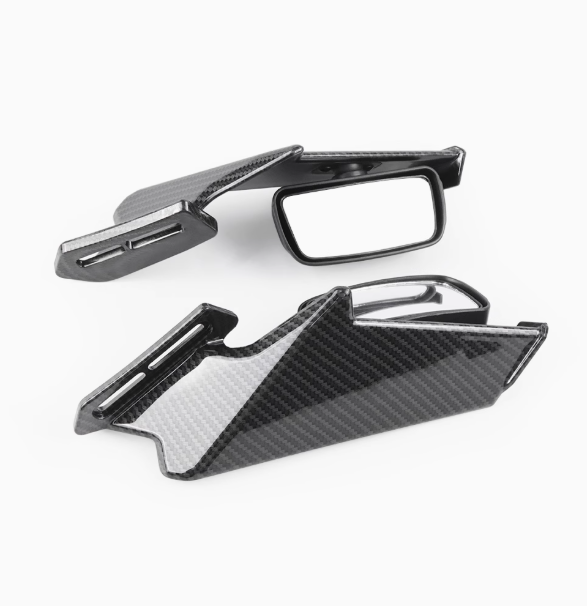 Applicable to Kawasaki ZX25R ZX4R modified fixed wind wing rearview mirror side wind knife mirror
