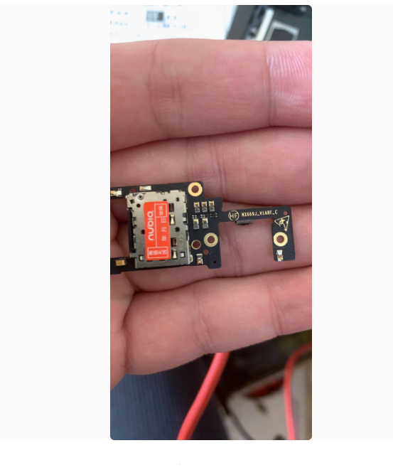 Suitable for Nubia Red Magic 6spro nx669S tail plug cable motherboard cable mobile phone charging port