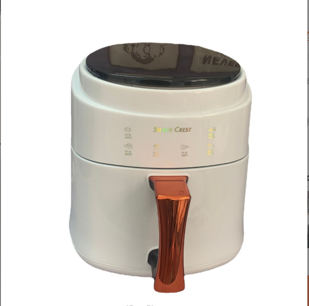 Silver Crest LED screen English 8L cross-border air fryer large capacity multi-function smart electric fryer