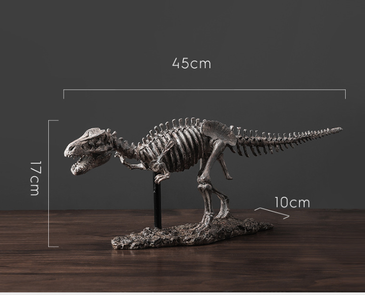 Factory direct sales hotel club office resin crafts ornaments simulated dinosaur fossil skeleton ornaments personalized