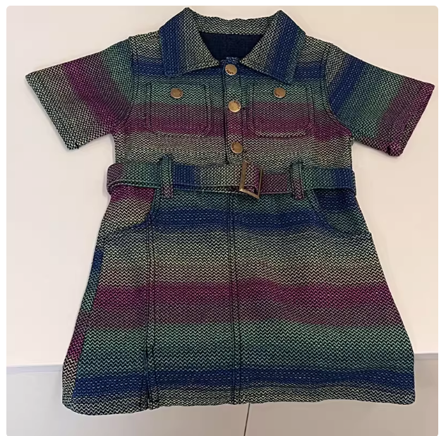 Girls dress children's summer dress 2025 new thin Korean style high-end skirt baby super beautiful short skirt trend