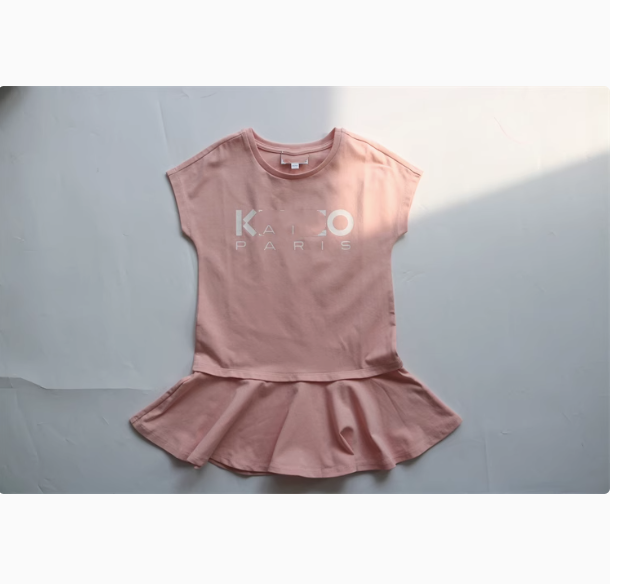 Girls summer dress pink111