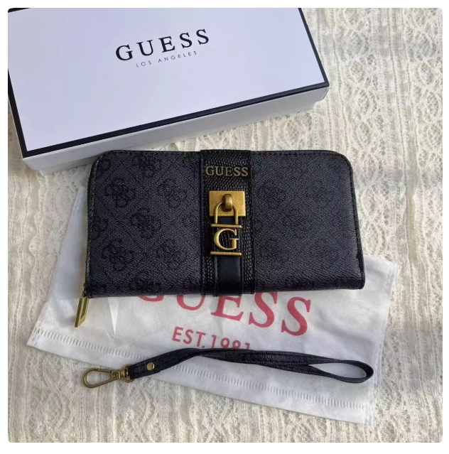 Foreign trade European and American simple printing hanging G fashion long wallet document bag large capacity medium and long wallet clutch bag