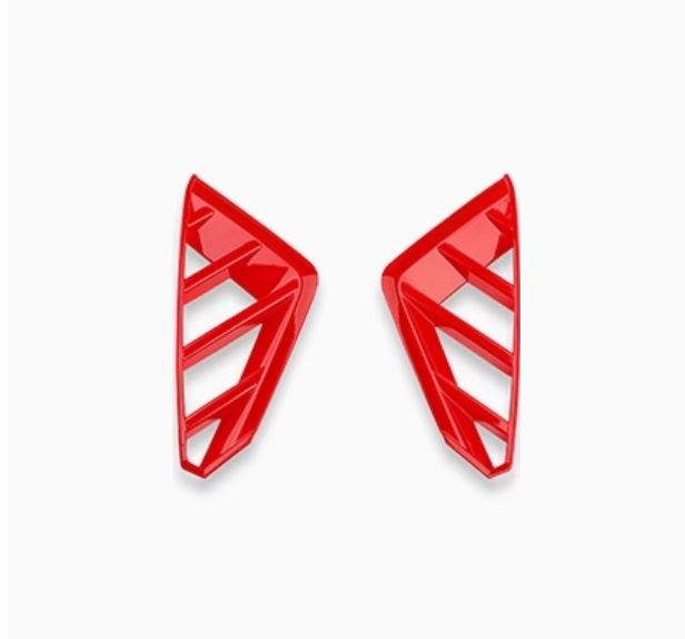 Suitable for 2023-25 Hyundai Elantra N model front fog lamp outlet carbon fiber decoration