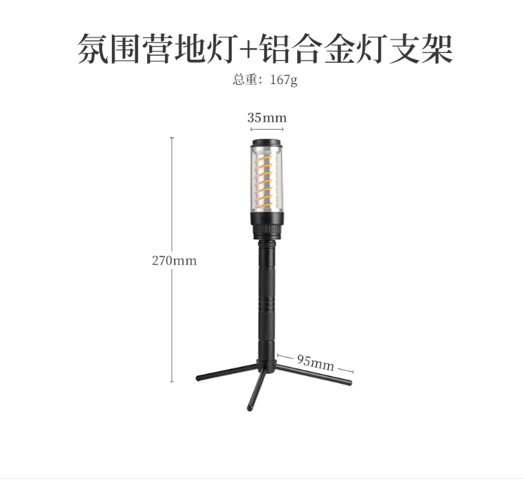 Camping lantern outdoor portable night light lighting ultra-long battery life rechargeable camp lantern emergency flashlight atmosphere camping lantern