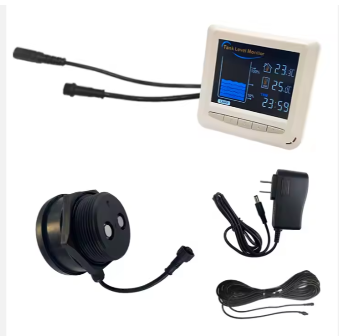 Ultrasonic Water Oil Fuel RS485 Level Sensor for Real-time Contactless Outdoor Liquid Level Monitoring Industrial Settings