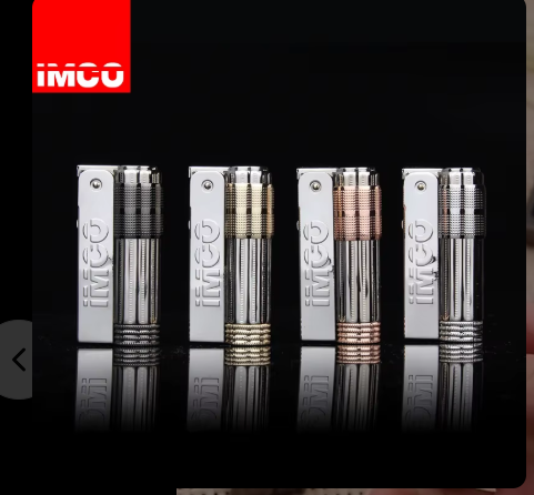 Wholesale IMCO Brand Kerosene Lighter Stainless Steel Classic Windproof Cigar Retro Traditional Metal Cigarette Lighters