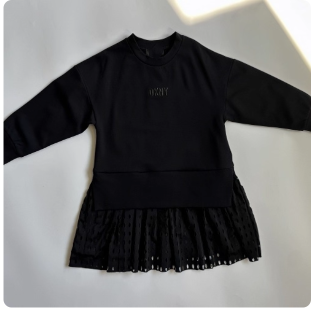 Girls' Spring and Autumn Sweatshirt Dress