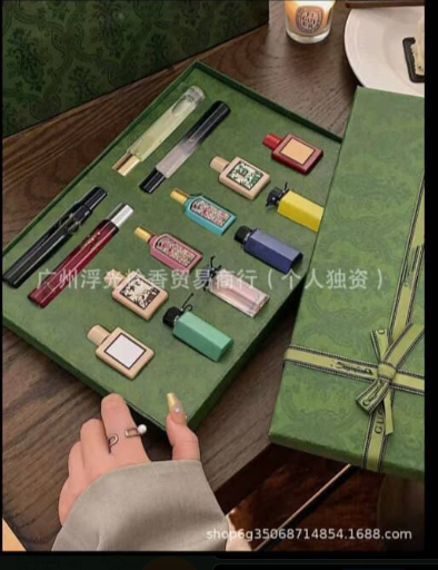 Cross-border big brand Vietnamese Q version perfume box heart-throbbing twelve-piece set small fragrance three or four-piece set long-lasting wholesale