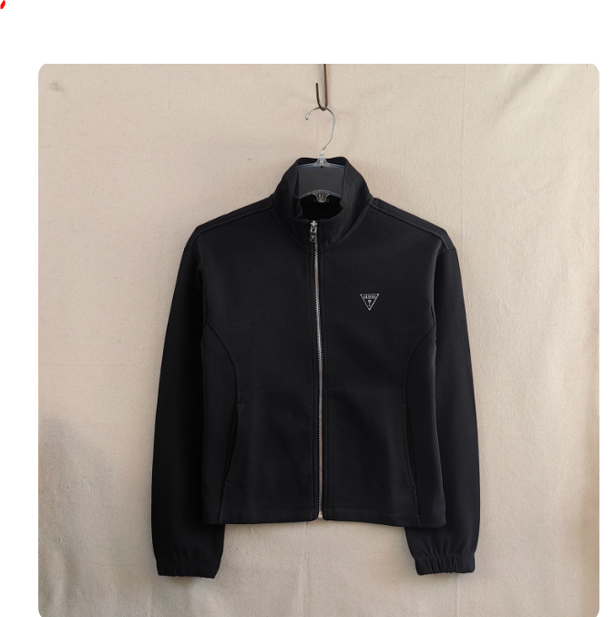 Defective women's autumn zipper jacket healthy cloth thick fabric spring and autumn commuting outer wear waist casual short top