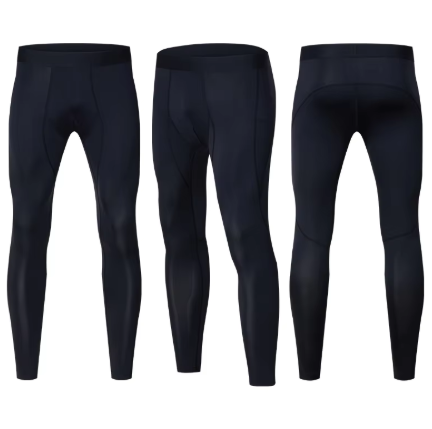 Men Spandex Nylon Sportswear Compression Pants Sports Tights Pants Gym Workout Running Jogger Leggings