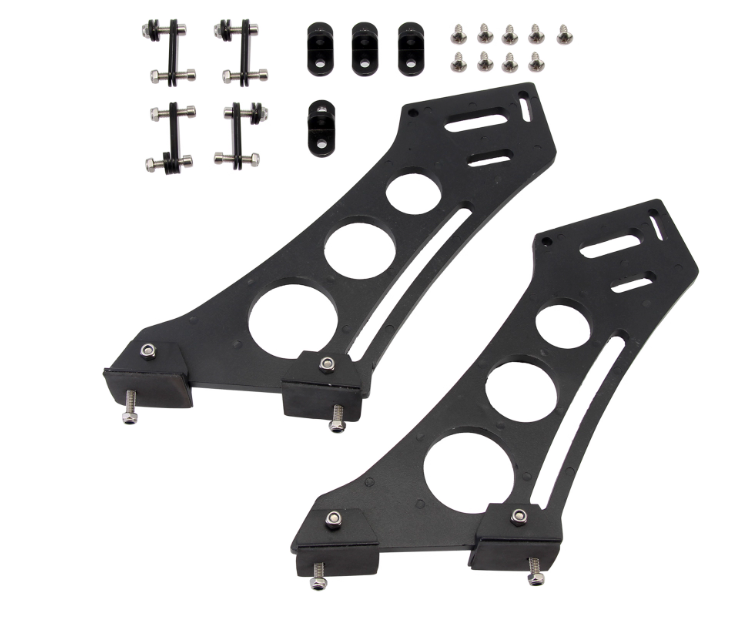 Car tail wing tripod bracket aluminum alloy tripod bracket three-box hatchback universal GT tripod tail wing base