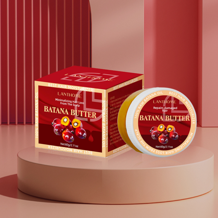 Batana hair care butter nourishes hair, makes hair smoother, reduces dry and frizzy hair tail oil Batana oil