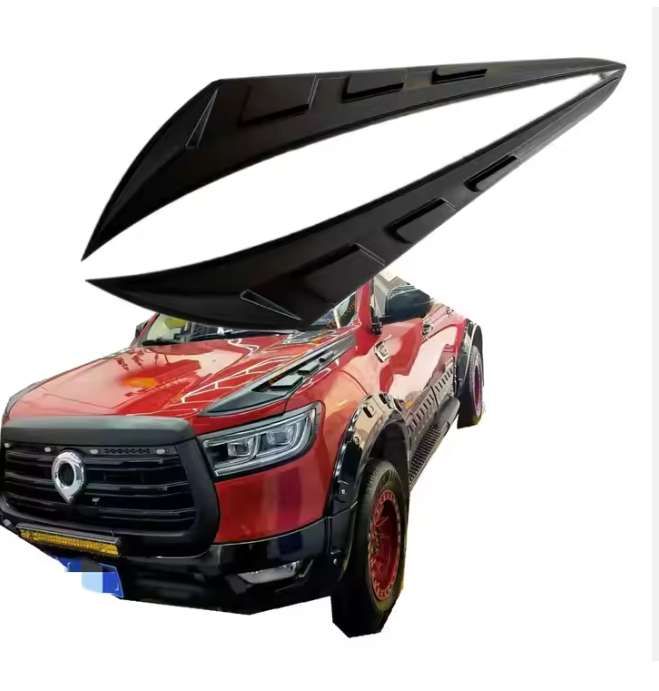 P series Hood Cover Bonnet Scoop Matte Black ABS P-Series Accessories 4X4 Passenger 2021 2022