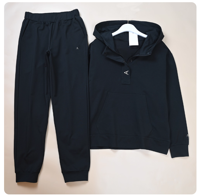 Autumn New Women's Sports Casual Thin Loose-fitting Hoodie + Sweatpants Set