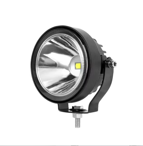 4-inch Round LED Spot Light Ultra-Bright 12V 24V Headlight Fog Lamp Reversing Lamp Driving Work Light for Motorcycle Cars Trucks