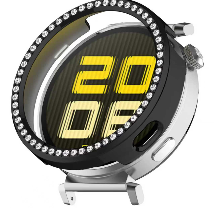 Compatible with Huawei GT5 41mm diamond-encrusted protective case and Huawei Watch GT 41mm single-row diamond-encrusted watch case.