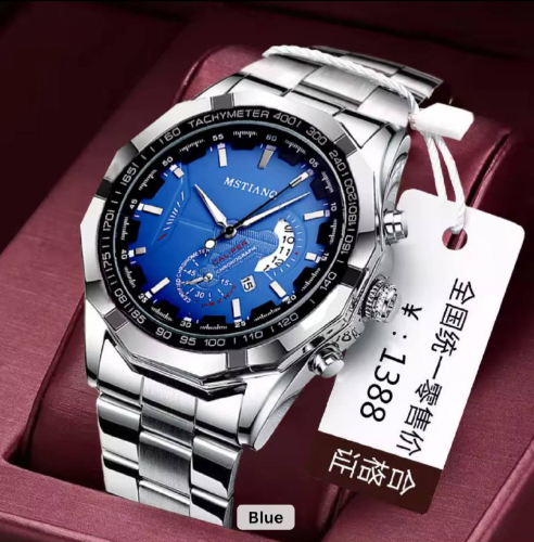 uxury Fashion Business Casual Simple Quartz clock men watch logo Stainless Steel Wristwatch Men watch