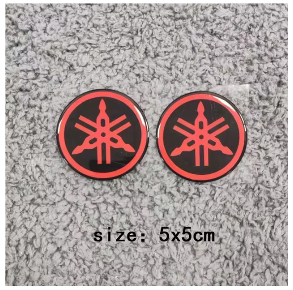 rubber 3d 50mm ABS Badge Logo Emblem Decal Stickers for Yamaha R3 YZF R1 R6 R25 FZ1 FZ6 FZ8 XJR 1300 TMAX530 TMAX500 MT07