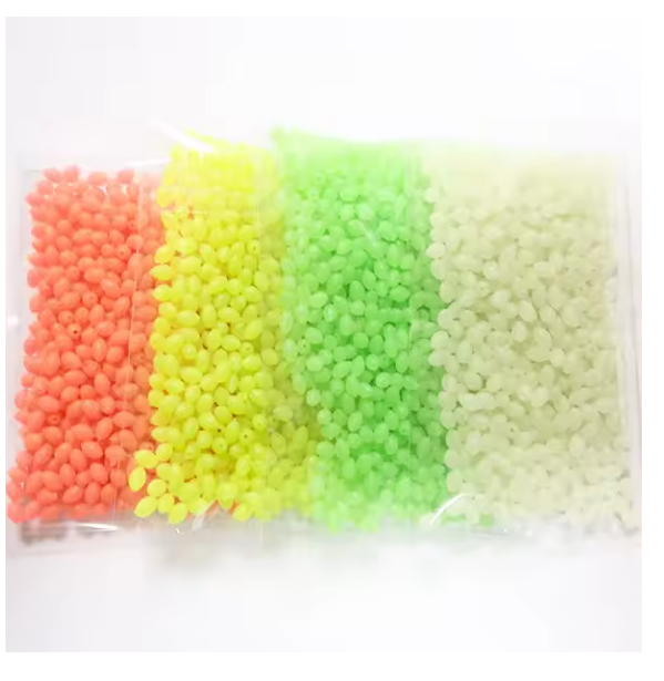 2024new fishing beads soft beads golw in the dark luminous beads 500pcs/lot