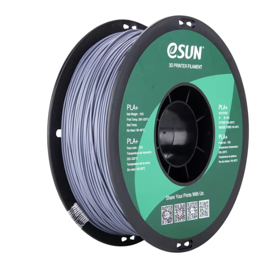 eSUN 3D Printer Filament PLA+ 1.75mm Dimensional Accuracy +/- 0.03mm 1KG (2.2 LBS) Spool 3D Printing Material For 3D Printers