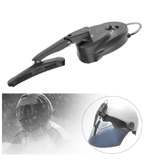 Motorbike Helmet Wiper Helmet Windshield Wiper Easy Installation Universal