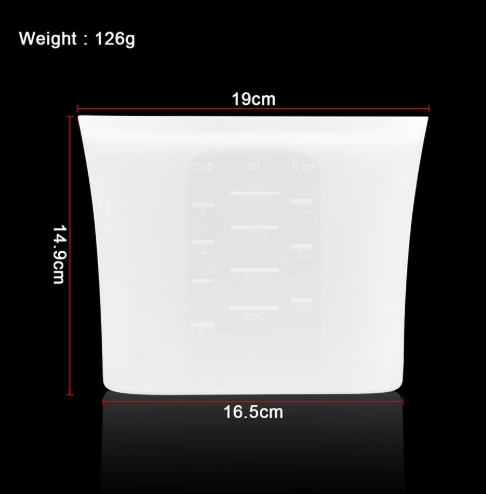 Thickened silicone sealing bag household kitchen refrigerator food grade fresh-keeping bag vegetable food self-sealing silicone packaging bag