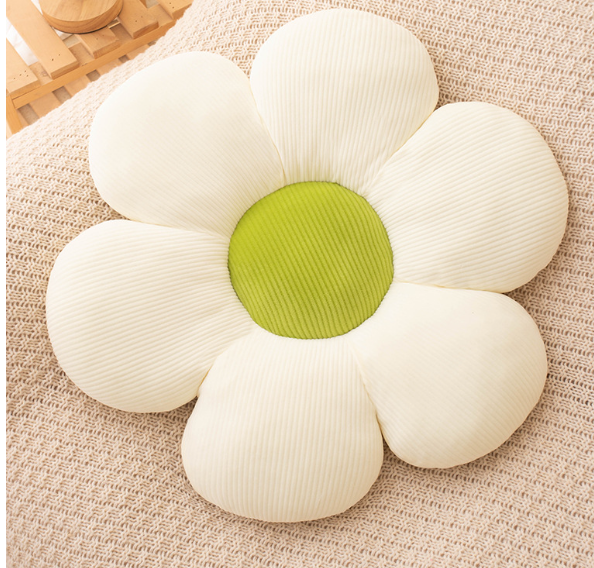 Sunflower pillow small daisy cushion petals flower office floor wholesale student chair Pu