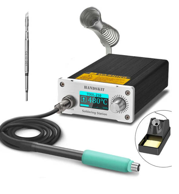 T210 Soldering Station OLED Digital Adjustment Auto Sleep 1s-1.5s Quick Heating JBC 210 Micro Electronic Repair Welding Tools