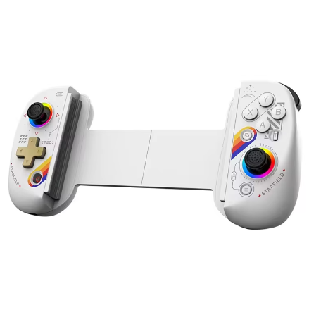 BSP D8 Telescopic Wireless Game Controller RGB Light BT Joystick For Android iOS Phone/PC/PS4