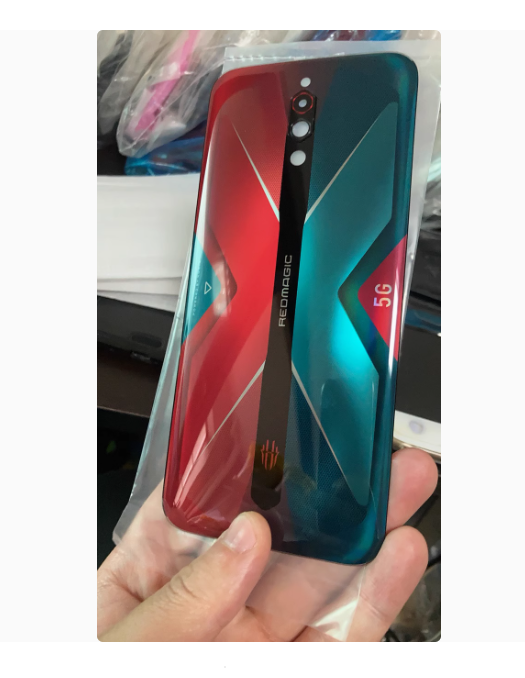 Nubia original Red Magic 5G 5S NX659J mobile phone back cover camera mirror frame glass back cover